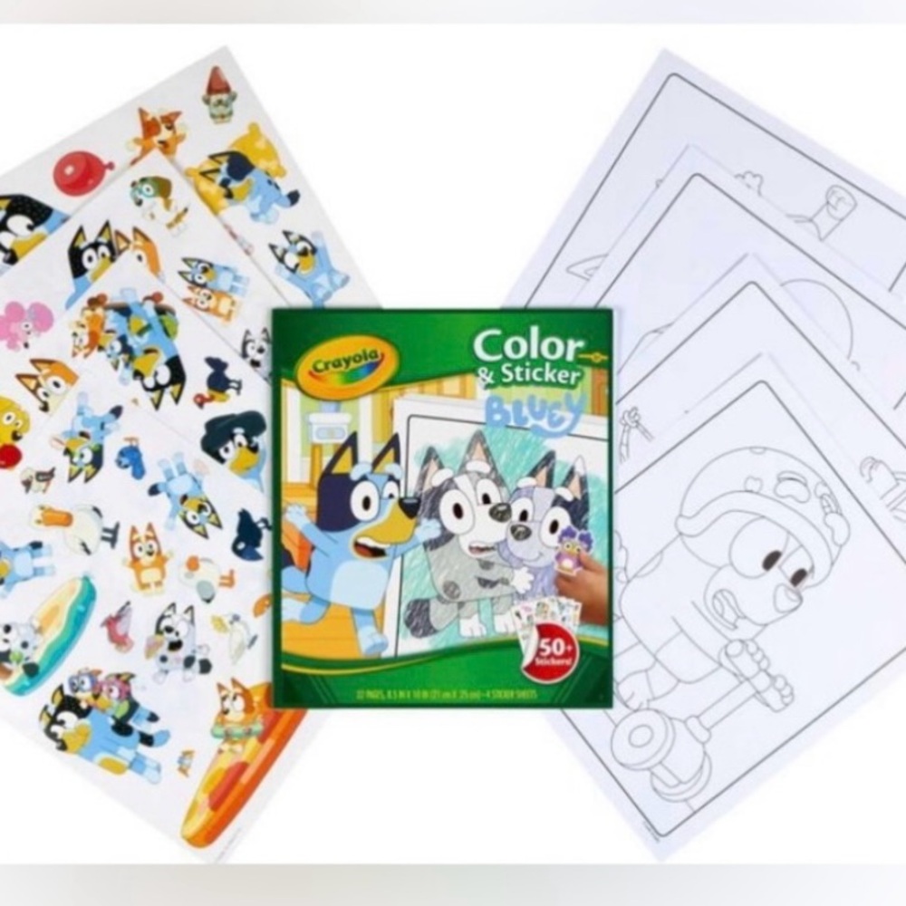 Bluey Easter Bundle-Bluey & Bingo Duo Stuffed Animals, Mum Figured, & Books - Picture 7 of 12